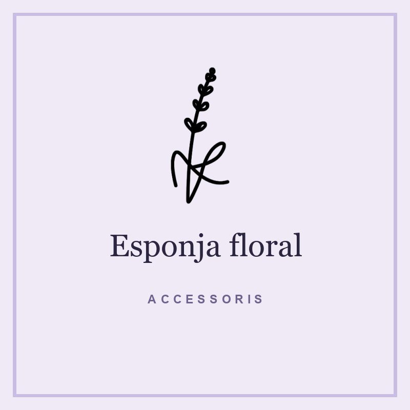 Esponja floral