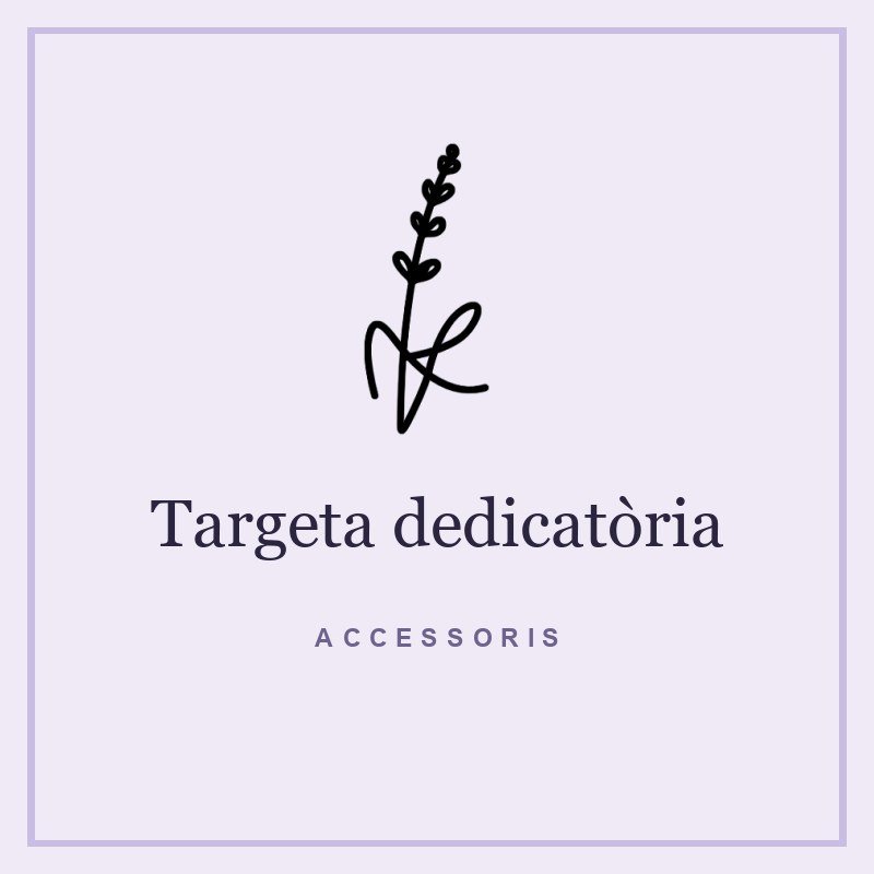 Targeta dedicatòria