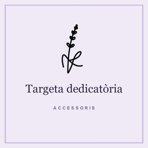 Targeta dedicatòria