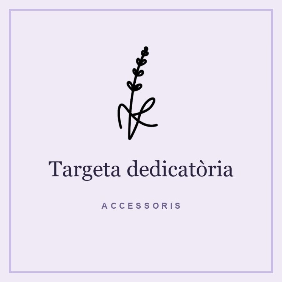 Targeta dedicatòria