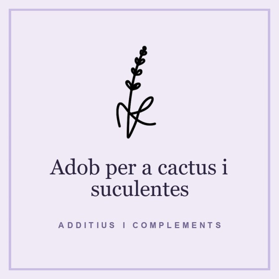 Adob per a cactus i suculentes